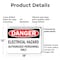 Signmission Electrical Hazard Authorized Personnel Only Danger Sign, Plastic, 18in W x 12in L, 2PK OS-2PACK-DS-P-1218-L-19339 - alternate 8